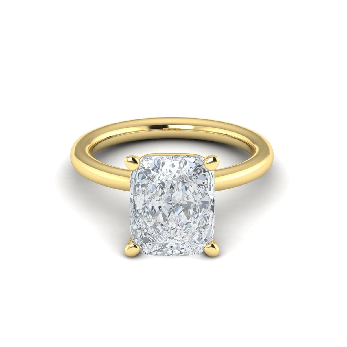 Best Seller Cushion Cut Solitaire Diamond Engagement Ring