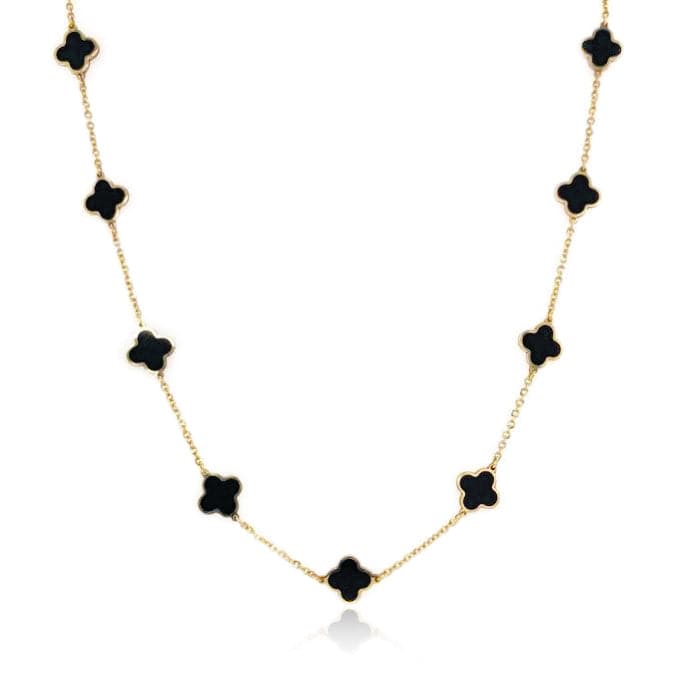 Open Clover Station Necklace main image 1